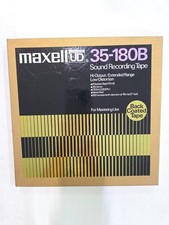 Maxell UD 35-180B Nastro Magnetico per Registrazione Audio Bobina Aperta Vintage