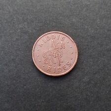 KIDDIE RIDES TECNOTRON  DEDEM LGI GETTONE MONETA COIN GIOSTRE ANNI 70 OTTIMO