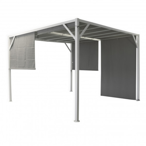 Gazebo cubo bianco 3x4 - gazebo,