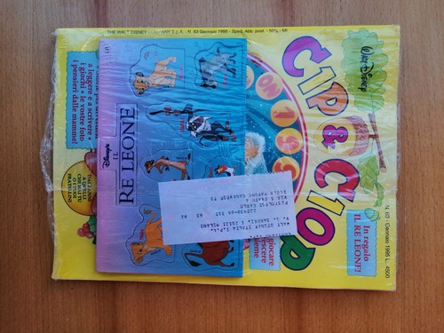 Walt disney cip ciop 63 - disney,