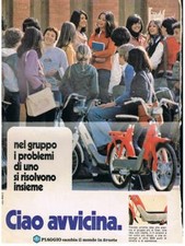 Pubblicità - PIAGGIO  CIAO AVVICINA ... - cm. 28 x 21 - anno 1977