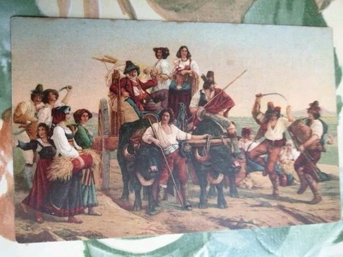 Cartolina contadini - cartolina,