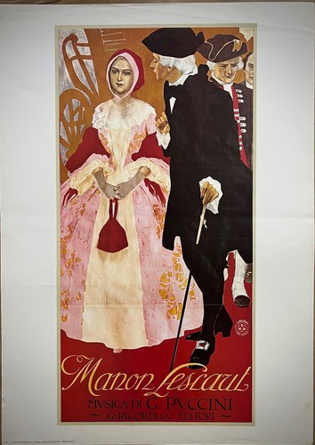 Manon lescaut poster - manon,