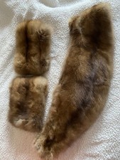Pelliccia Martora Collo E Polsini Per Cappotto o Giacca