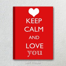 Keep calm love 2 -QUADRO