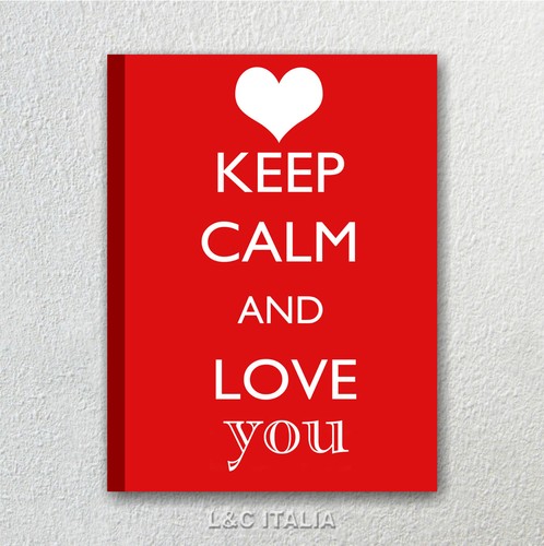 Keep calm love quadro - keep,