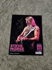 Poster STEVE MORSE firmato Ernie Ball Music Man Chitarre