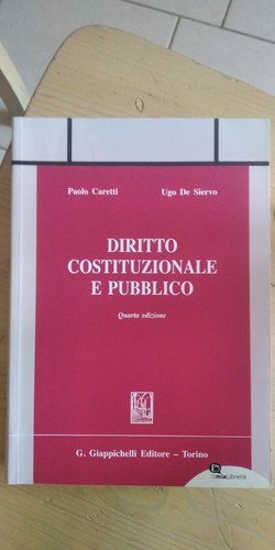 Diritto costituzionale - , e