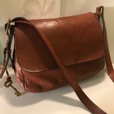 FOSSIL borsa tracolla in vera