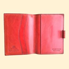 Porta Agenda / Rubrica MIGNON PARIS in Pelle Rosso