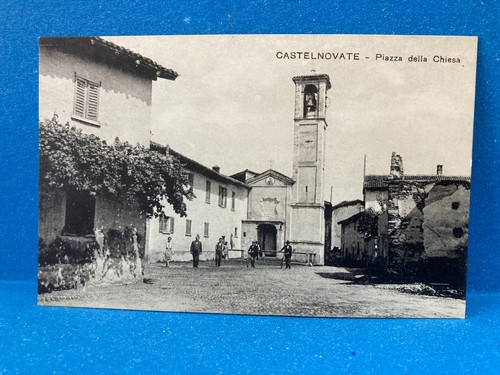 Cartolina castelnovate piazza - castelnovate,