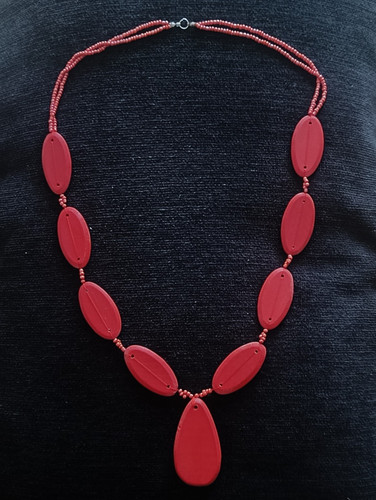 Antica collana annata legno - antica,