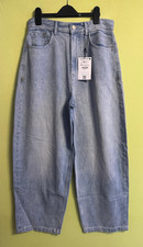 Jeans Bershka Barrel Fit blu