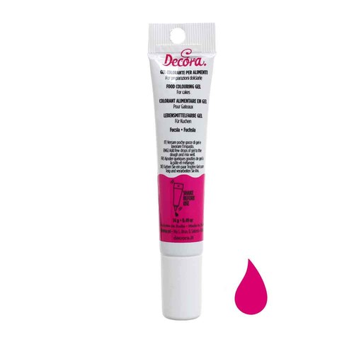 Gel colorante fucsia - , per