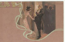 ILLUSTRATORI - Leopoldo Metlicovitz - TOSCA - originale d'epoca  -aav1383