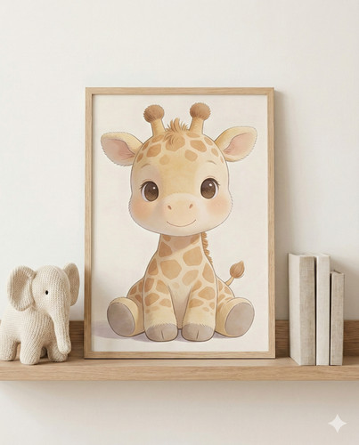 Baby giraffa asilo nido arte