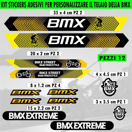 L107 kit adesivi - adesivi, bmx