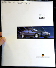 DEPLIANT PUBBLICITARIO VINTAGE - ROVER SERIE 600 - GENNAIO 1997