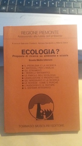 Libro ecologia proposta - proposta, di