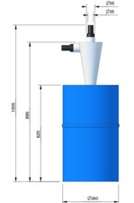 BZT Separatore Ciclonico 60L