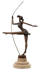 Scultura ballerino in bronzo