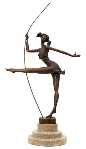 Scultura ballerino bronzo - scultura, in