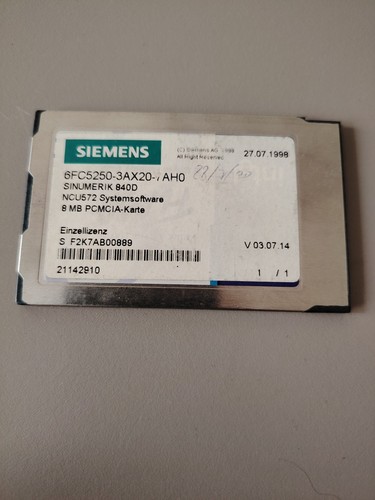 Siemens 6fc5250 3ax20 7ah0 - siemens, 6fc5250-3ax20-7ah0
