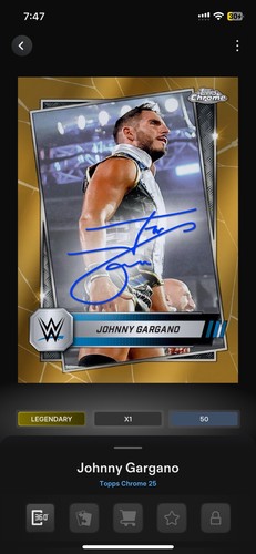 Topps slam wwe 2025 chrome - wwe,