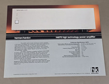 Brochure amplificatore di