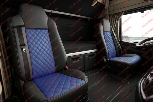 Coprisedile blu camion 1 - x,