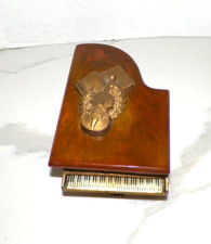 REUGE SAINT CROIX CILINDRO PIANOFORTE MUSIC BOX CON TOP IN BACHELITE SUONA SPLENDIDAMENTE