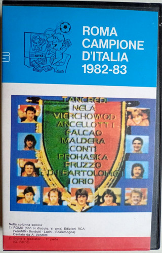 Rara vhs roma campione - vhs,