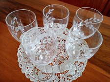 CALICI IN CRISTALLO A FOGLIE