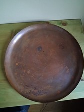 Antico Grande Piatto In Rame