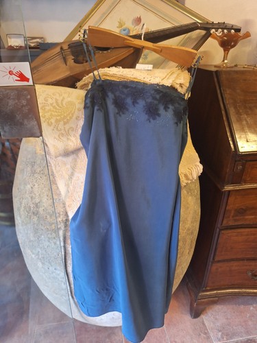 Antica sottoveste abito seta - sottoveste,