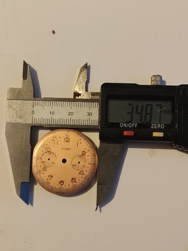 Stima vintage chronograph dial - stima,