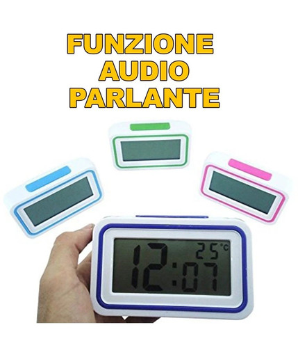 Orologio sveglia con audio - con,