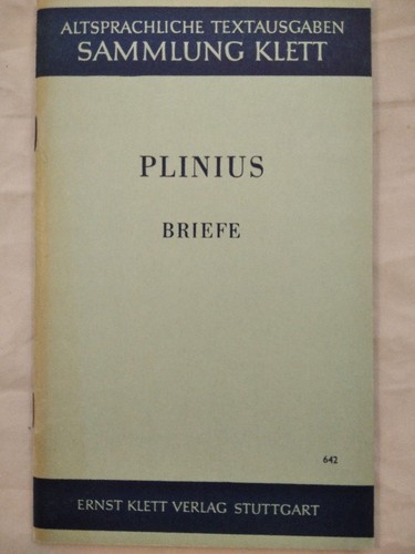 Plinius briefe - -,