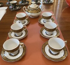 Porcellana VENETIAN LAGOON FINE PORCELAIN-set di 6 tazzine + zuccheriera