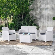 Set da giardino con 3 divani