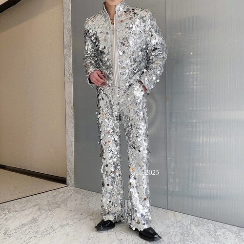 Pantaloni uomo paillettes