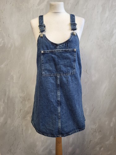 Salopette zara blu denim - salopette,