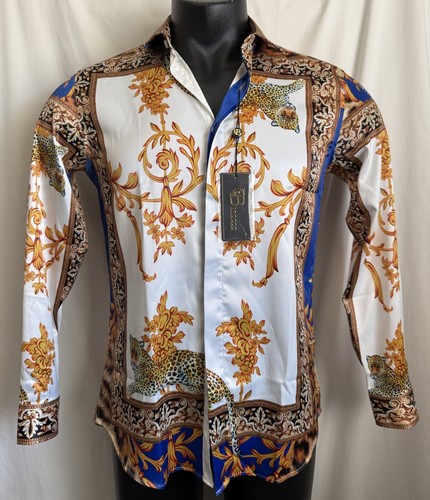 Camicia uomo elegante barocco