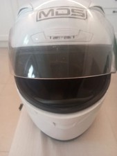 MDS Casco moto e scooter taglia S bianco usato ottime condizioni 