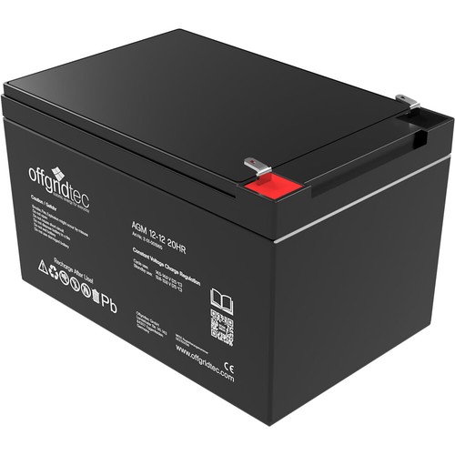 Batteria solare 12ah 20hr - batteria,