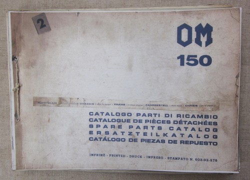 150 catalogo originale - om,