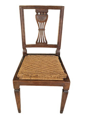 Bella SEDIA antica in LEGNO di