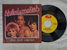 VINILE 7" MELODY MAKERS DISCO POOH COLLECTION PART 1 PART 2 45 ITALY PRESS 1978