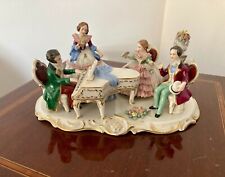 GRANDE PORCELLANA WELSEN MUSICA IN CAMERA PRIMA META' 900