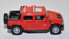 Modellino Kinsmart Hummer H2 SUT Retrocarica Rosso Scala 1:40